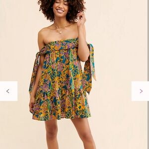Cleobella Floral Off-Shoulder Dress